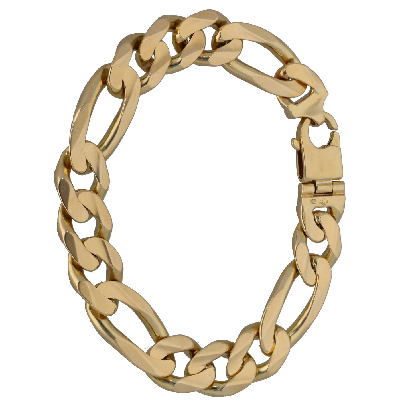 9ct Gold Figaro Bracelet
