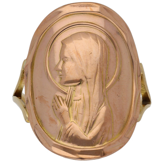 9ct Gold Alternative Ring Size O