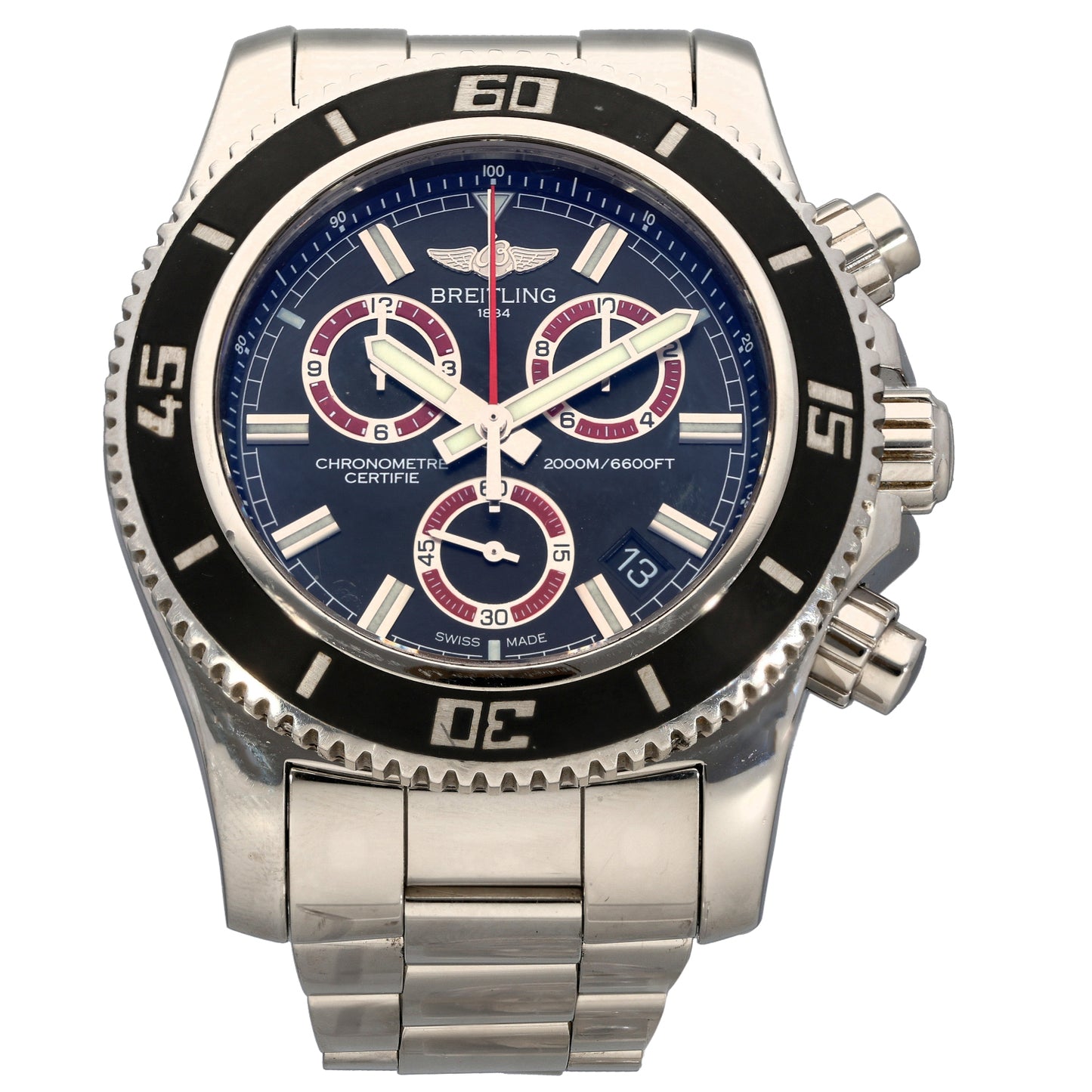 Breitling Superocean Chrono A73310 46mm Stainless Steel Watch
