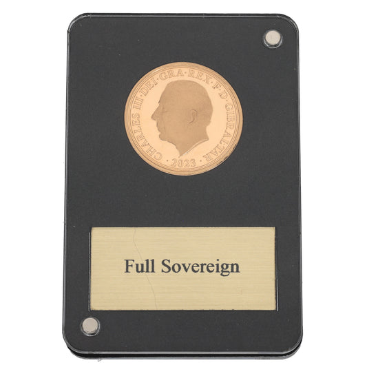 22ct Gold King Charles III Full Sovereign Coin 2023