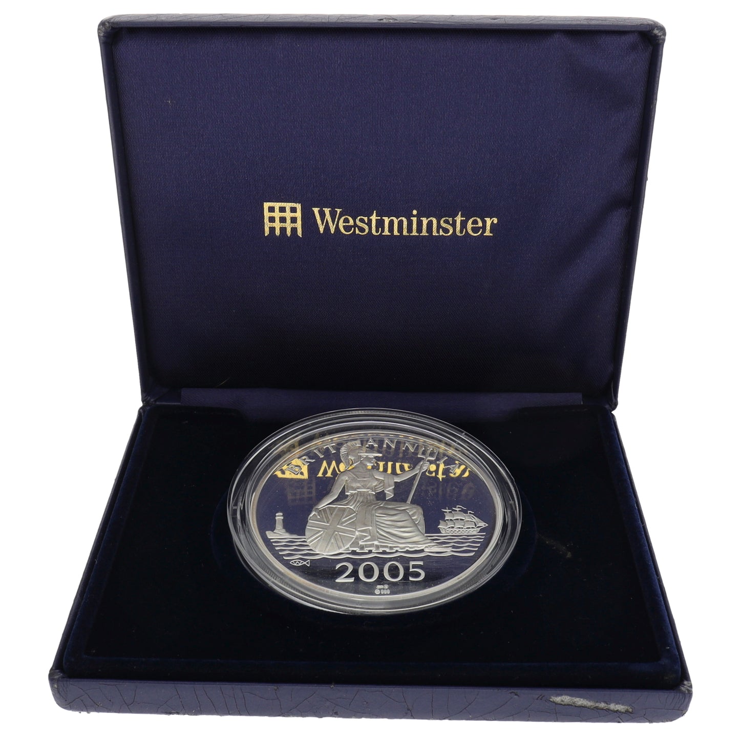 Silver Royal Wedding Britannia 2005