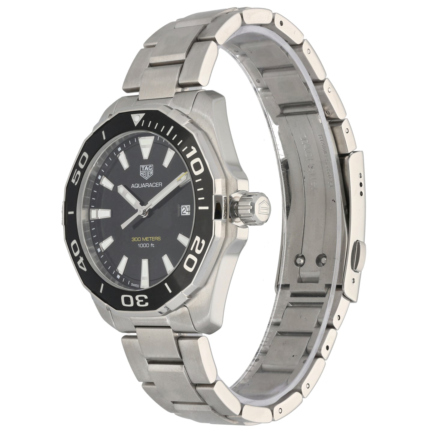 Tag Heuer Aquaracer WAY101A 43mm Stainless Steel Watch