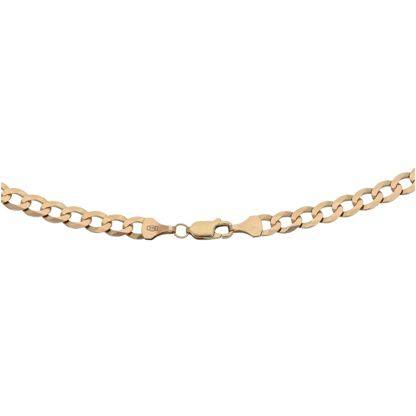 9ct Gold Curb Chain 20"