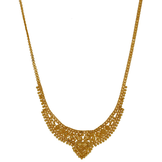22ct Gold Fancy Necklace 15"