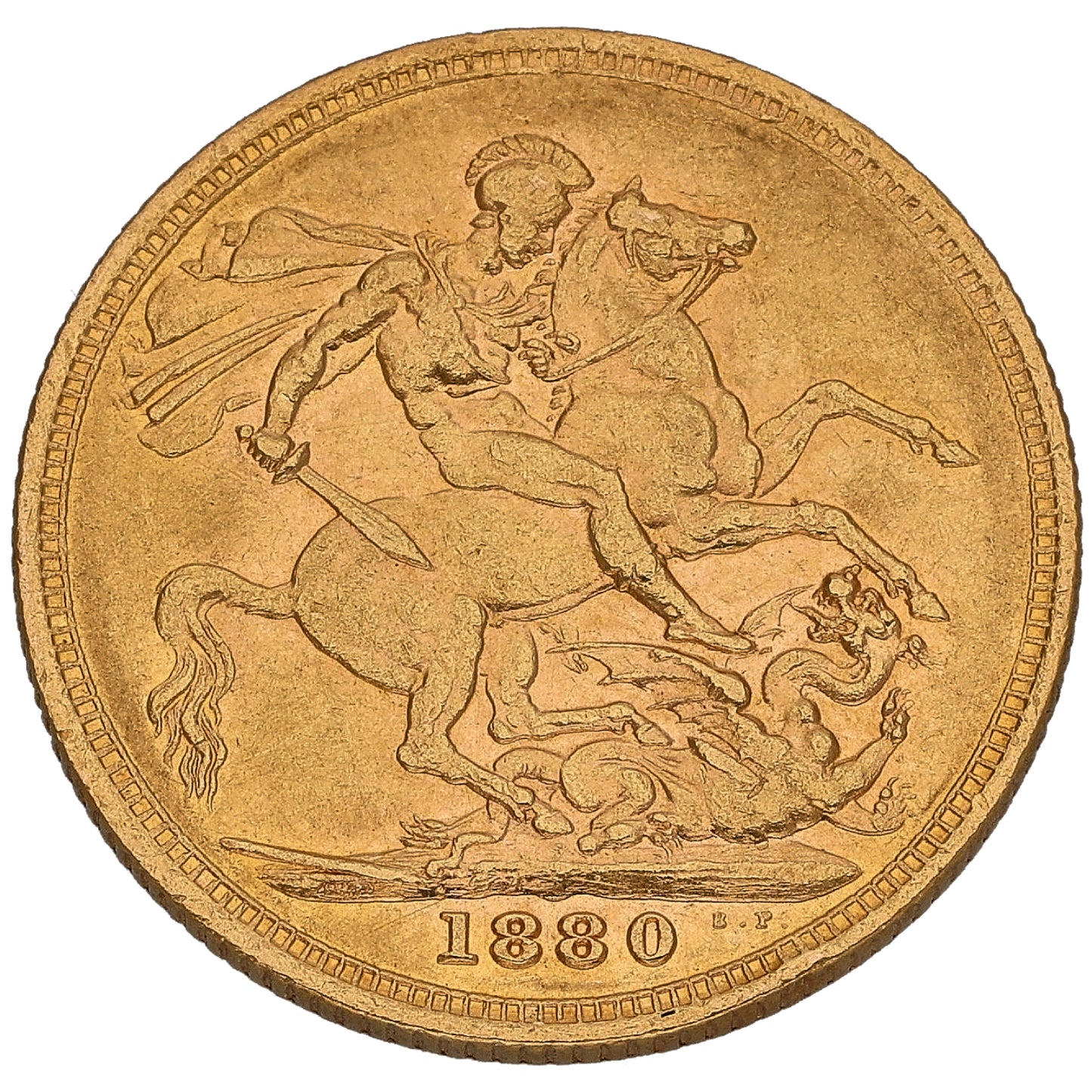 22ct Gold Queen Victoria Full Sovereign Coin 1880