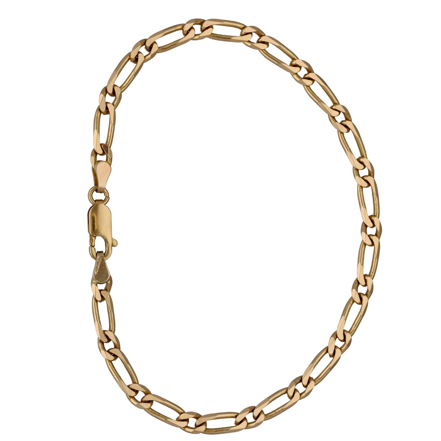 9ct Gold Figaro Bracelet