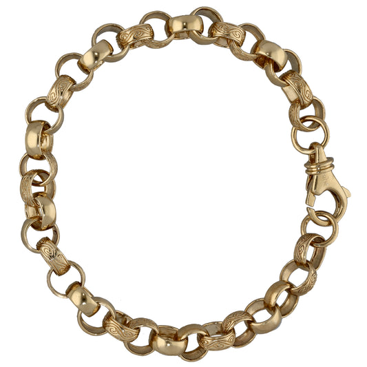 9ct Gold Belcher Bracelet