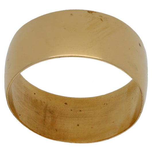 9ct Gold Plain Wedding Ring Size T