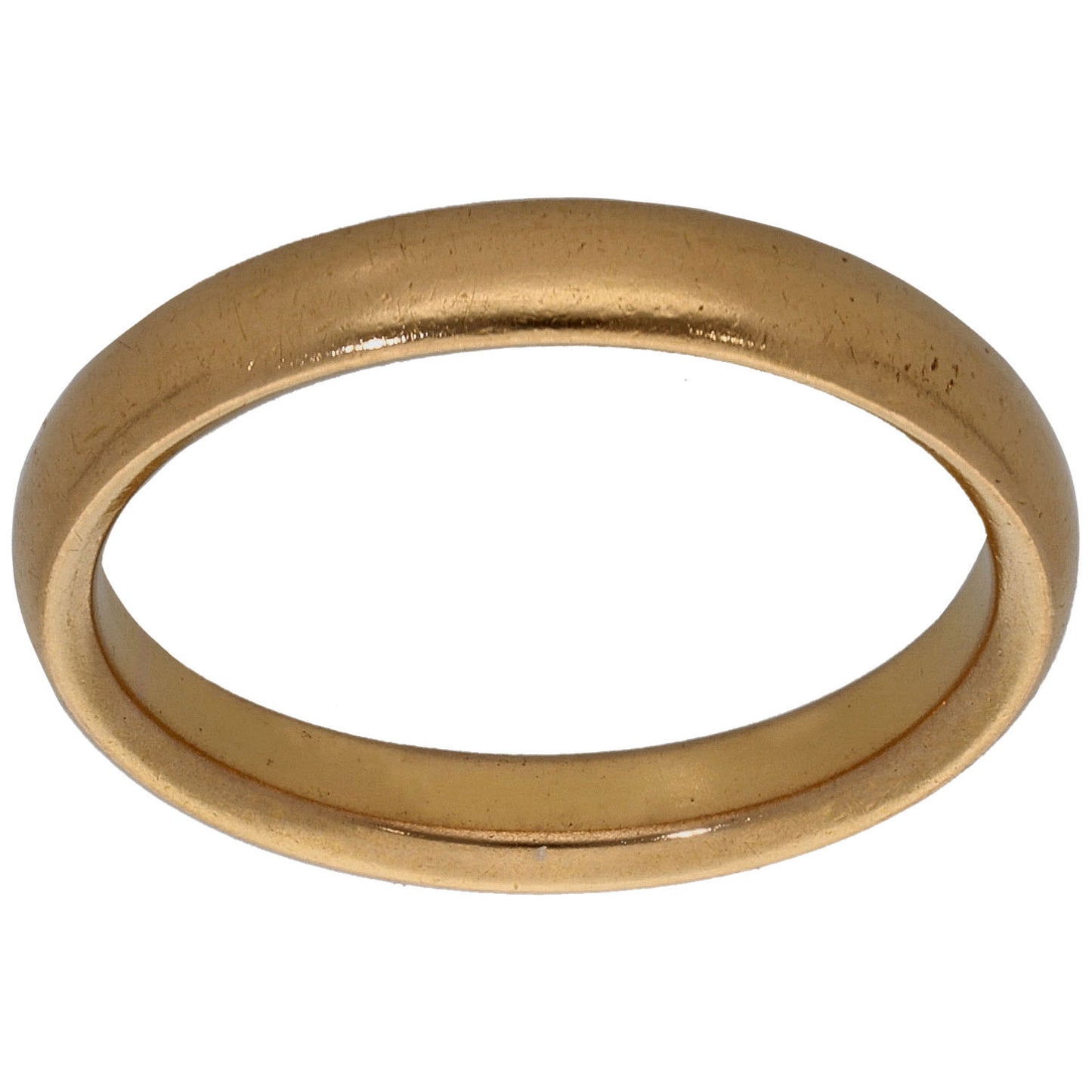 22ct Gold Plain Wedding Ring Size N