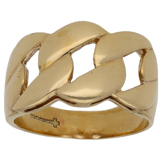9ct Gold Alternative Ring Size R