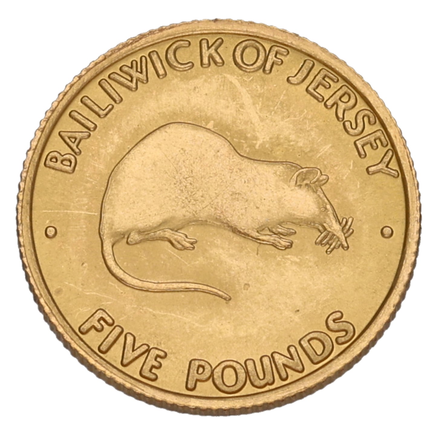 22ct Gold Queen Elizabeth II Silver Wedding Five Pounds Coin 1972