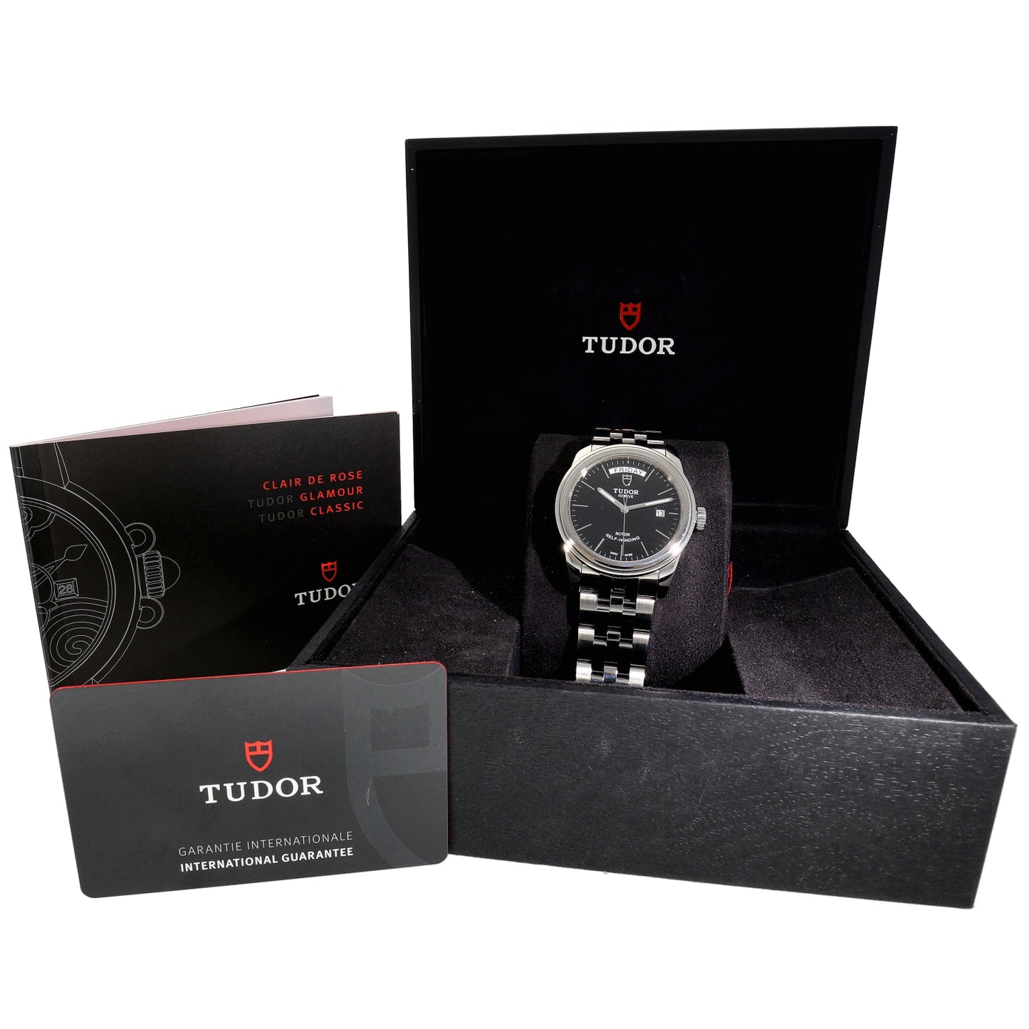 Tudor Glamour Date 56000 39mm Stainless Steel Watch