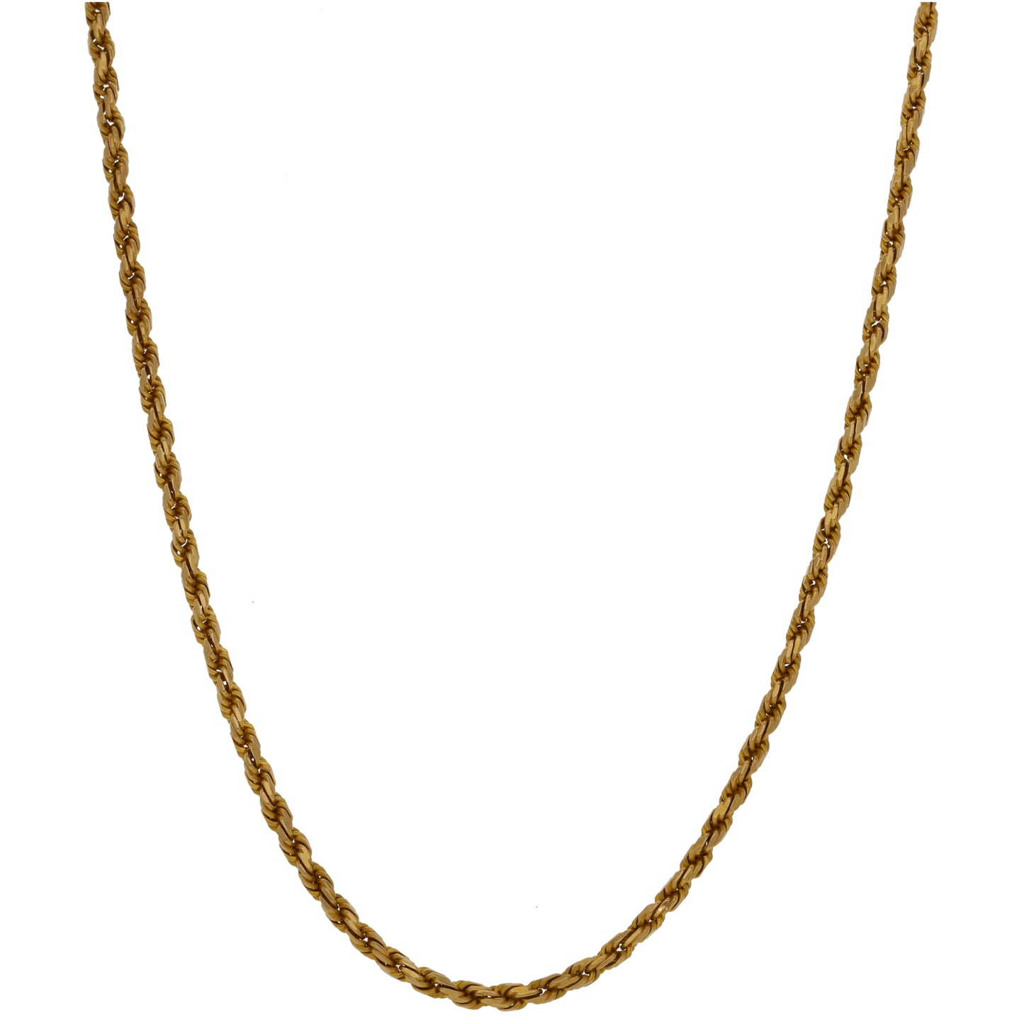 22ct Gold Rope Chain 18"