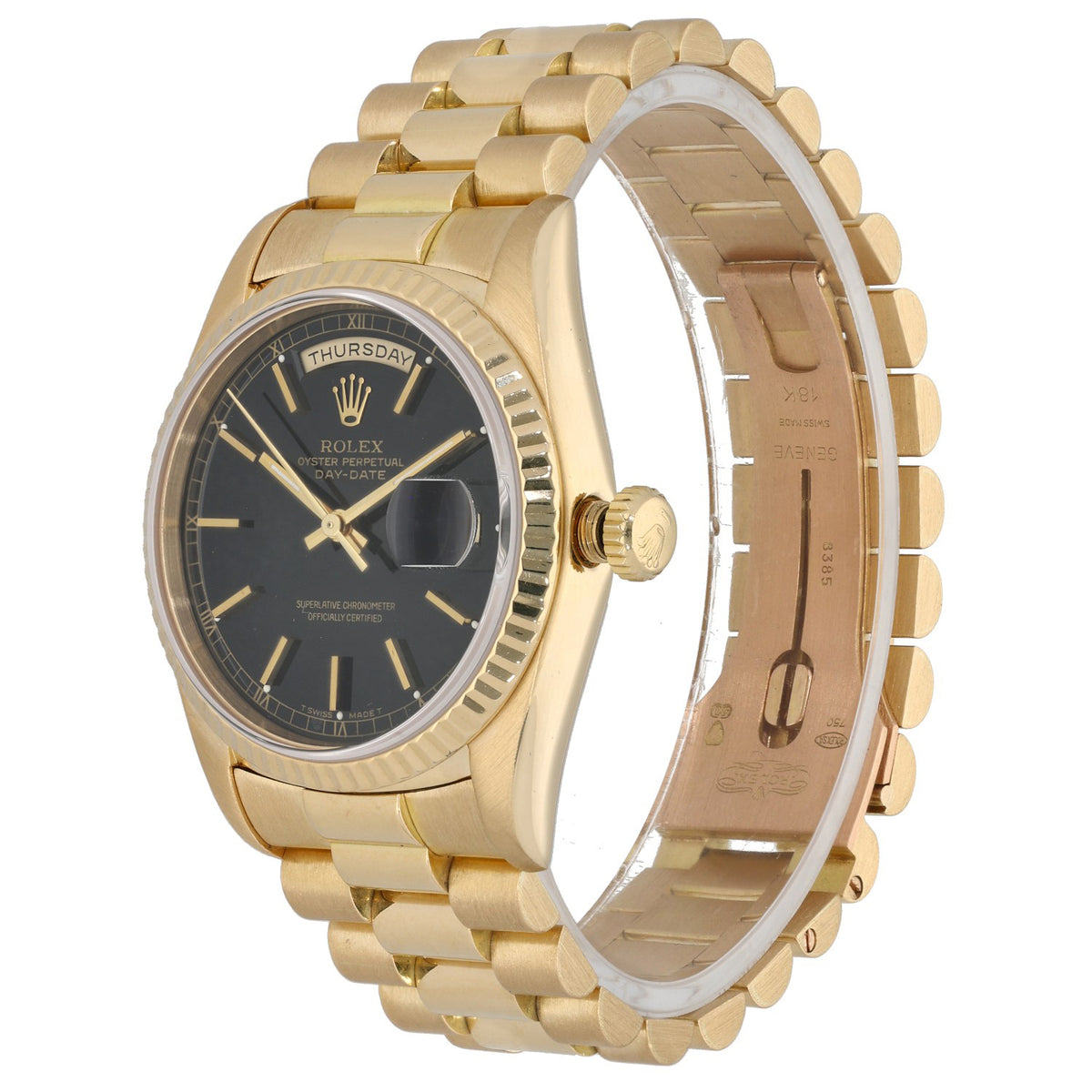 Rolex Day-Date 18238 36mm Gold Watch