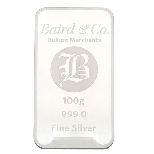 New Fine Silver 100g Bar