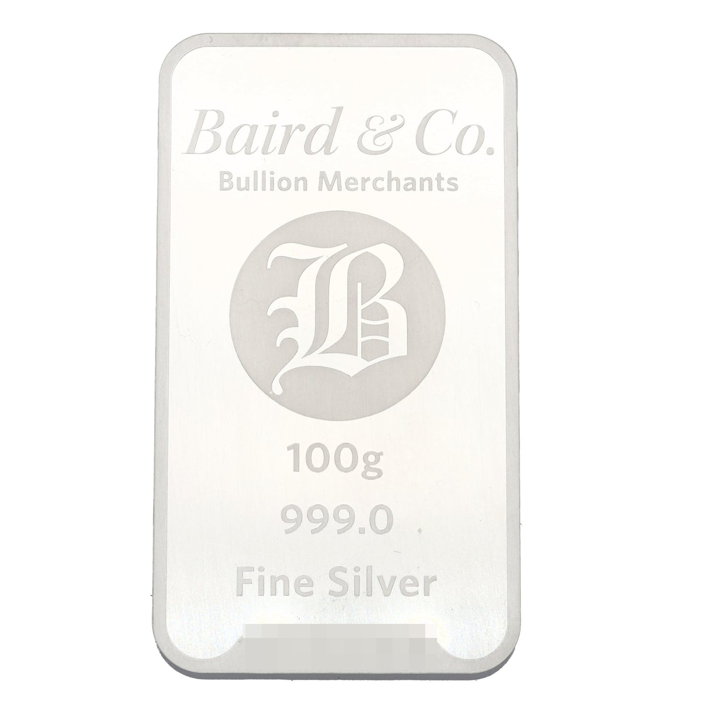 New Fine Silver 100g Bar