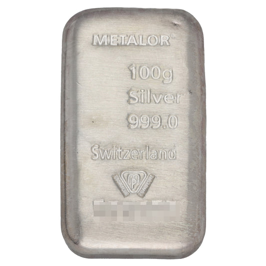 Fine Silver 100g Bar