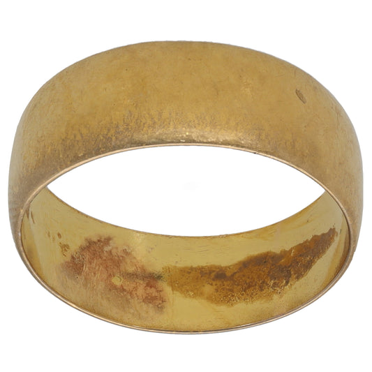 22ct Gold Plain Wedding Ring Size N