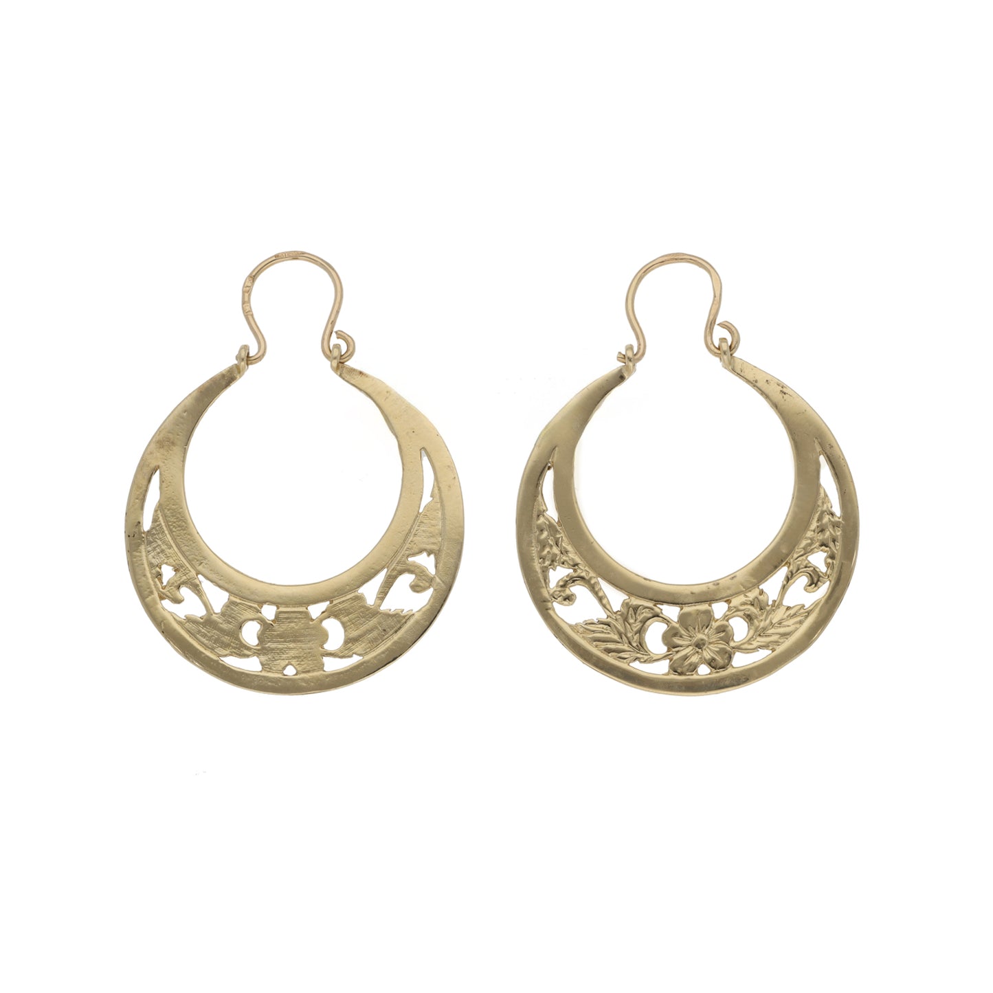 14ct Gold Creole Earrings