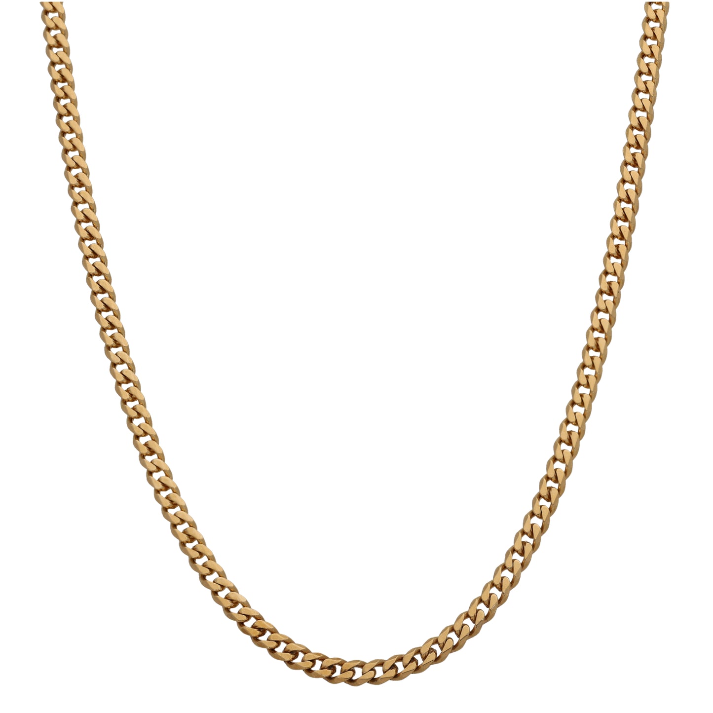 9ct Gold Curb Chain 32"