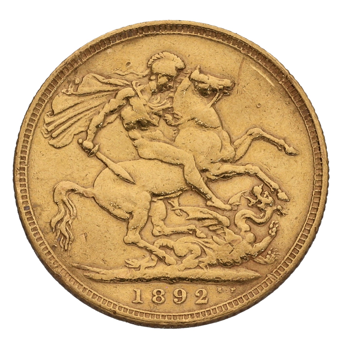 22ct Gold Queen Victoria Full Sovereign Coin 1892