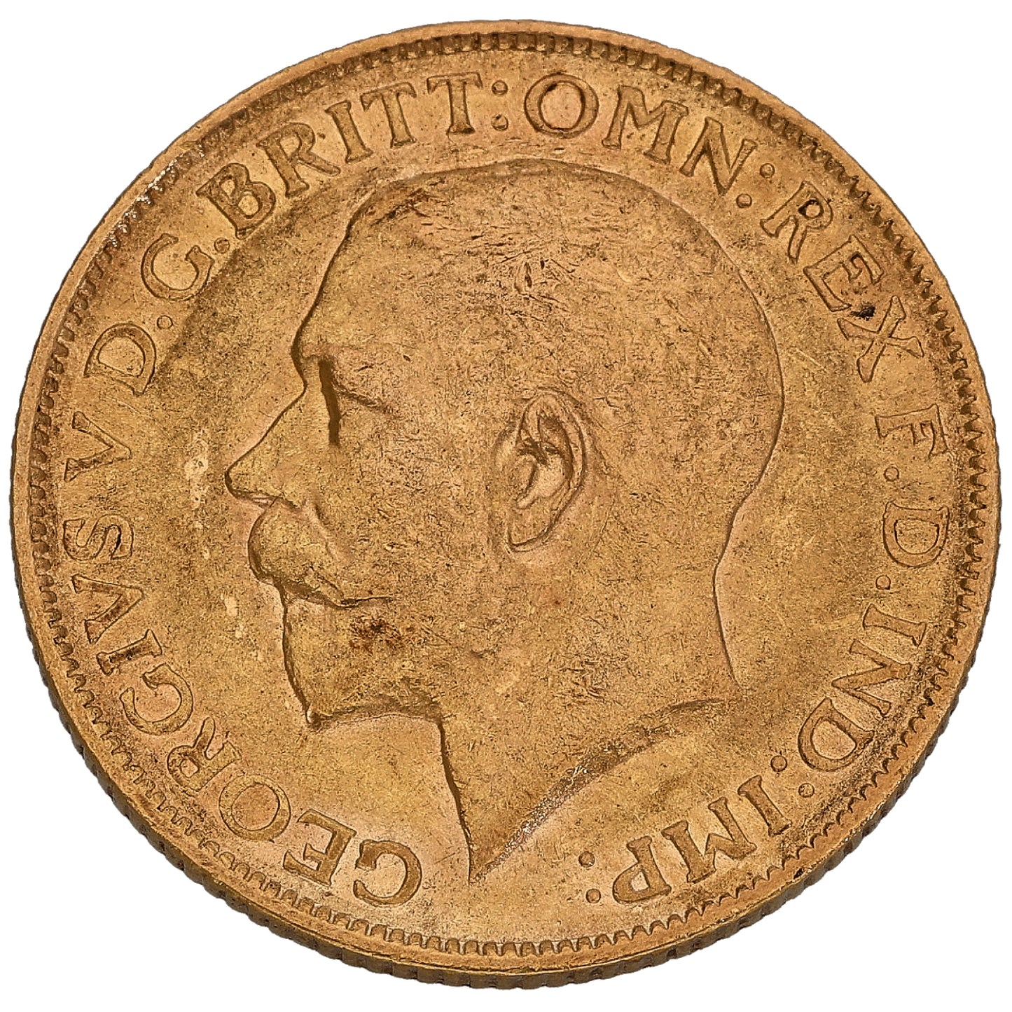 22ct Gold King George V Full Sovereign Coin 1927