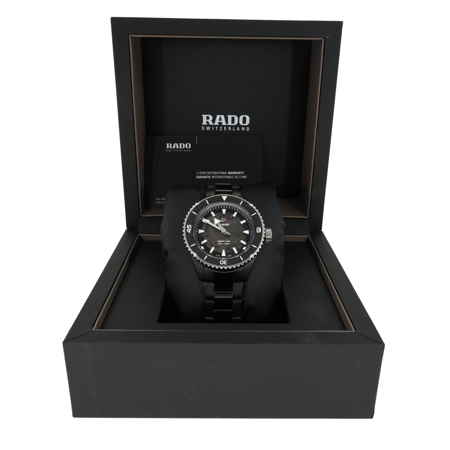 Rado Captain Cook 734.6127.3 44mm Ceramic Watch