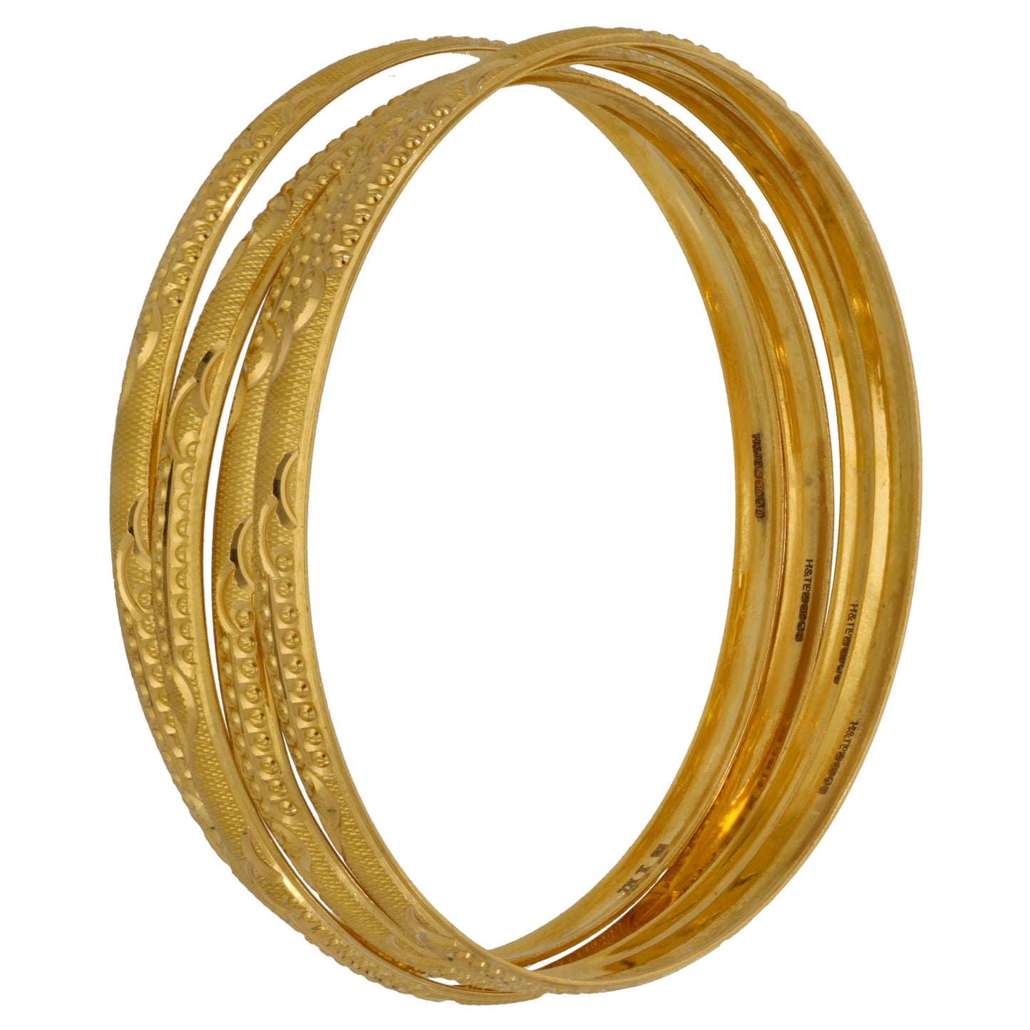 22ct Gold Set of Bangles