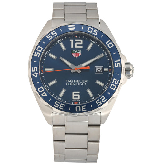 Tag Heuer Formula 1 WAZ1010 43mm Stainless Steel Watch