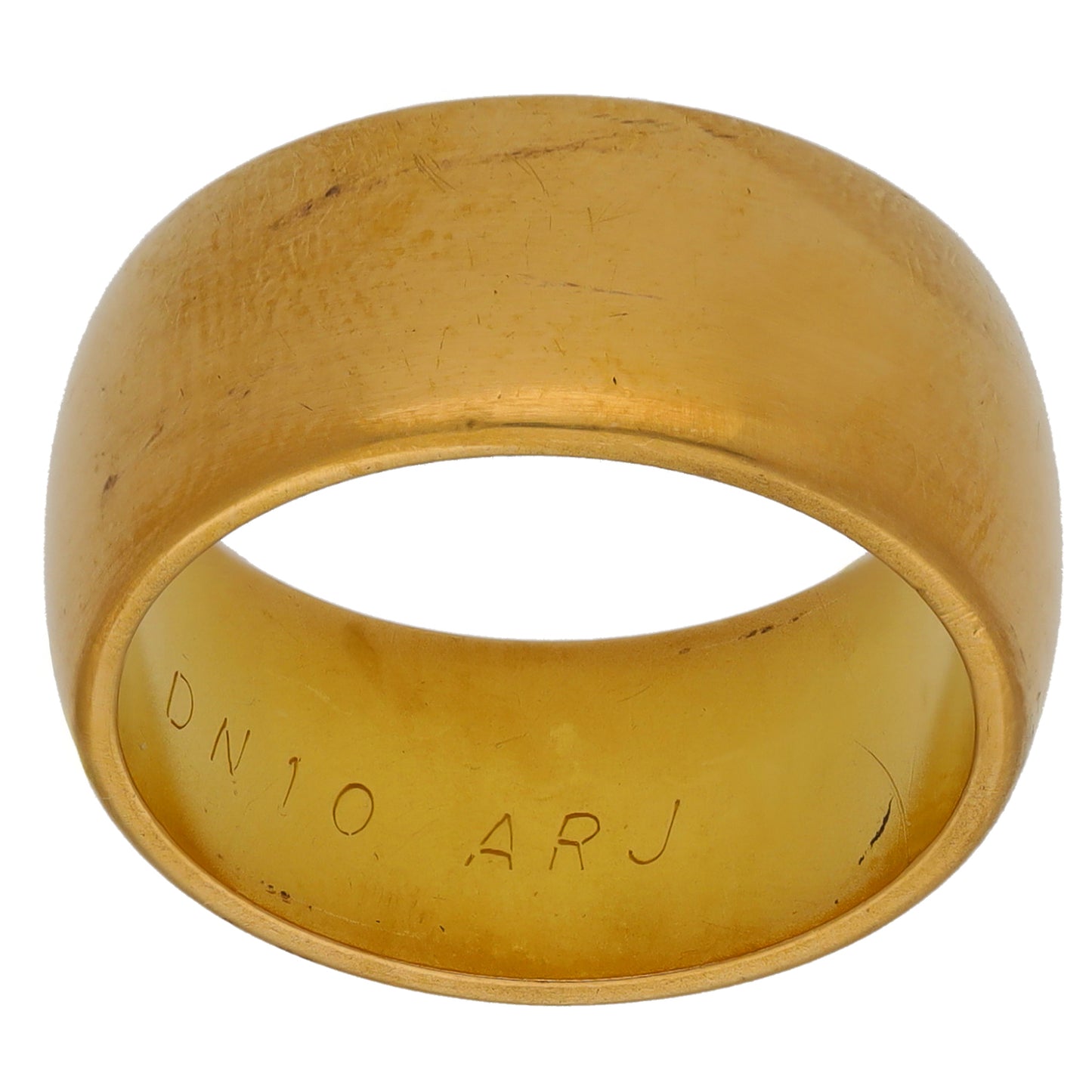 22ct Gold Plain Wedding Ring Size N