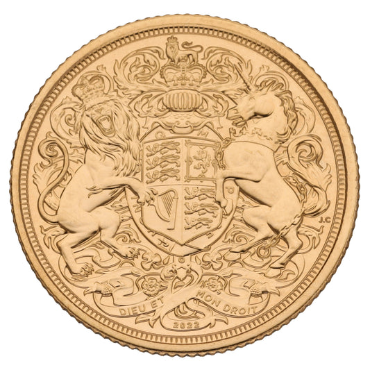22ct Gold King Charles III Full Sovereign Coin 2022