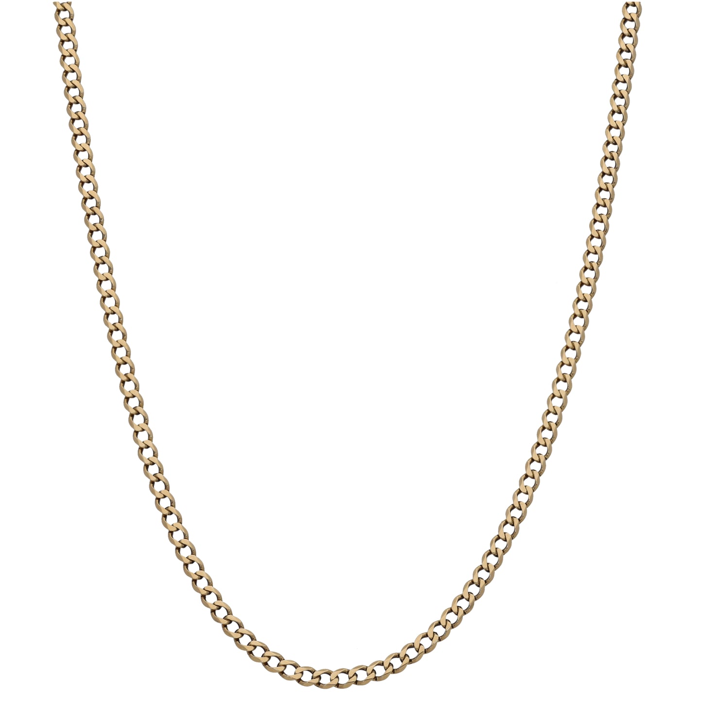9ct Gold Curb Chain 20"