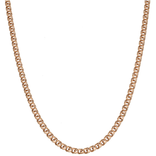 9ct Gold Double Curb Chain 20"