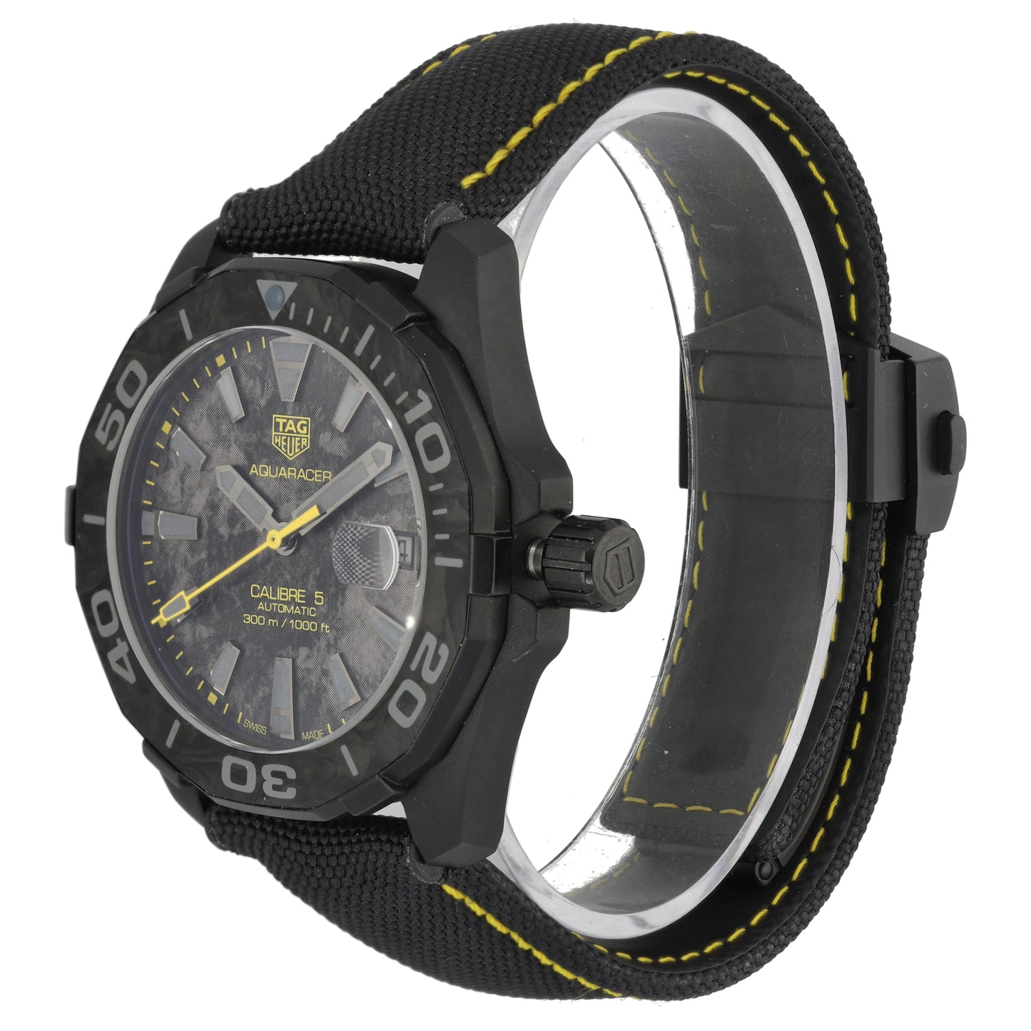 Tag Heuer Aquaracer WBD218B 41mm Titanium Carbon Watch