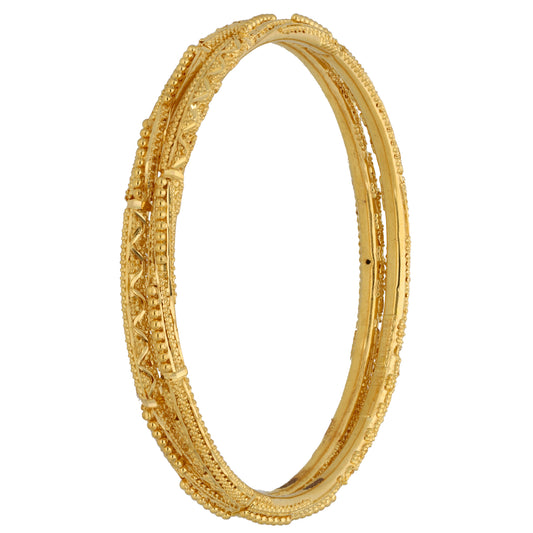 New 22ct Gold Filigree Set Of Bangles