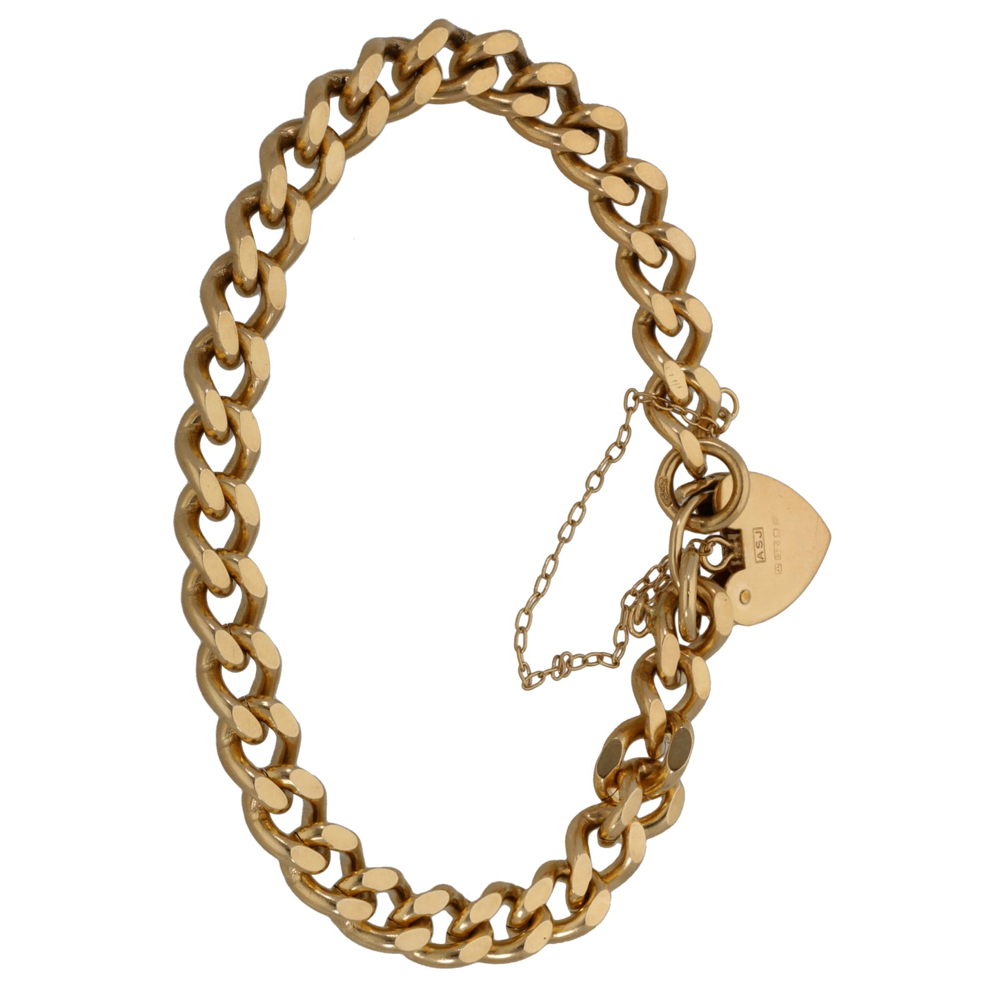 9ct Gold Gate Bracelet