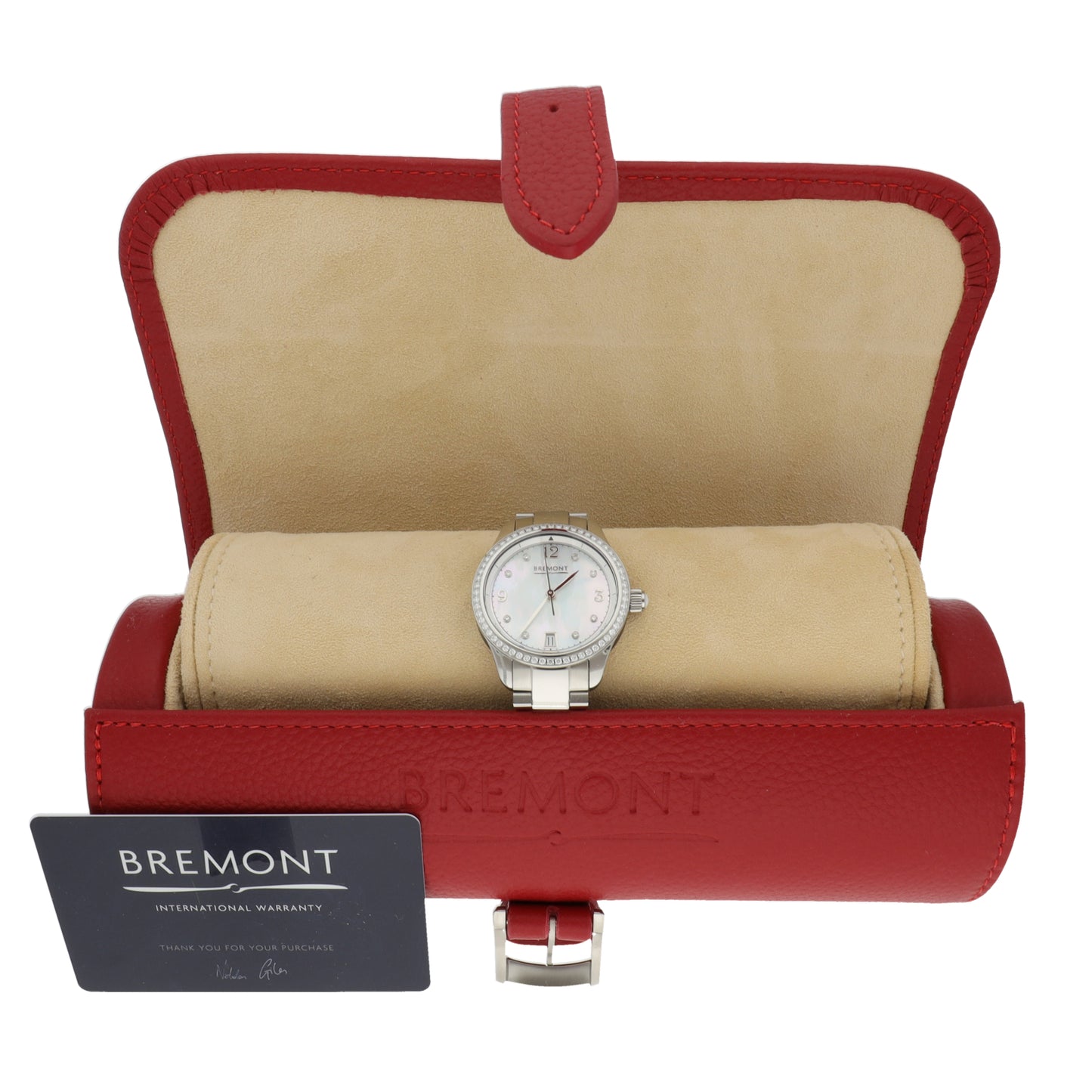 Bremont Solo Lady K WH-SS-B 34mm Stainless Steel Watch