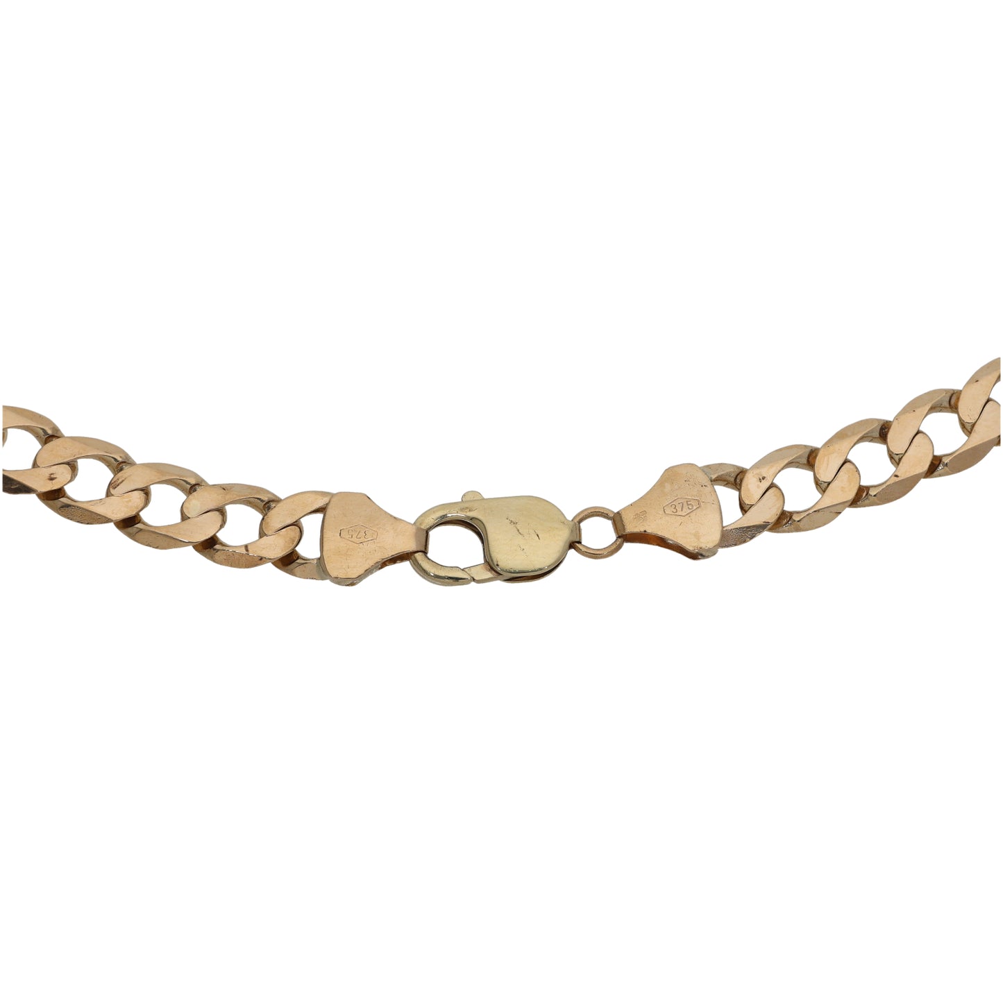 9ct Gold Curb Chain 20"