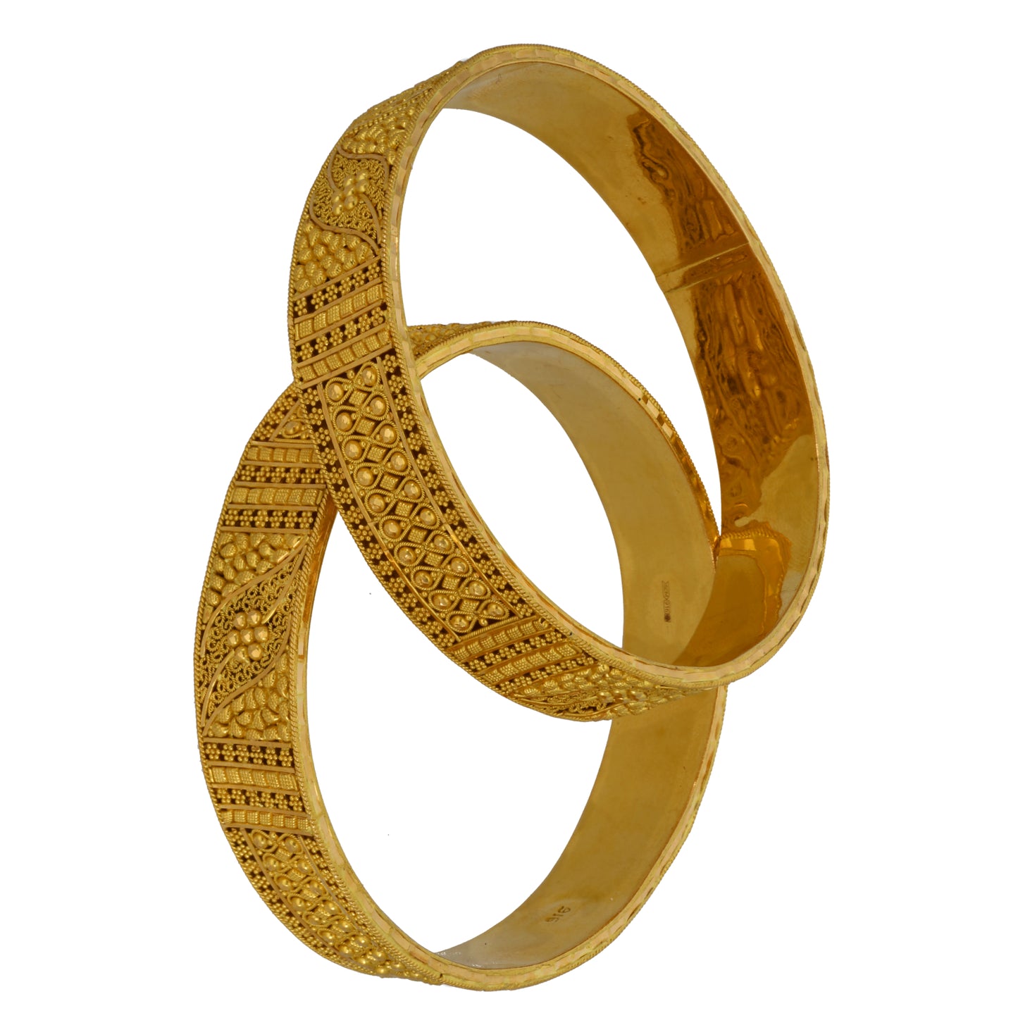 22ct Gold Set of Bangles