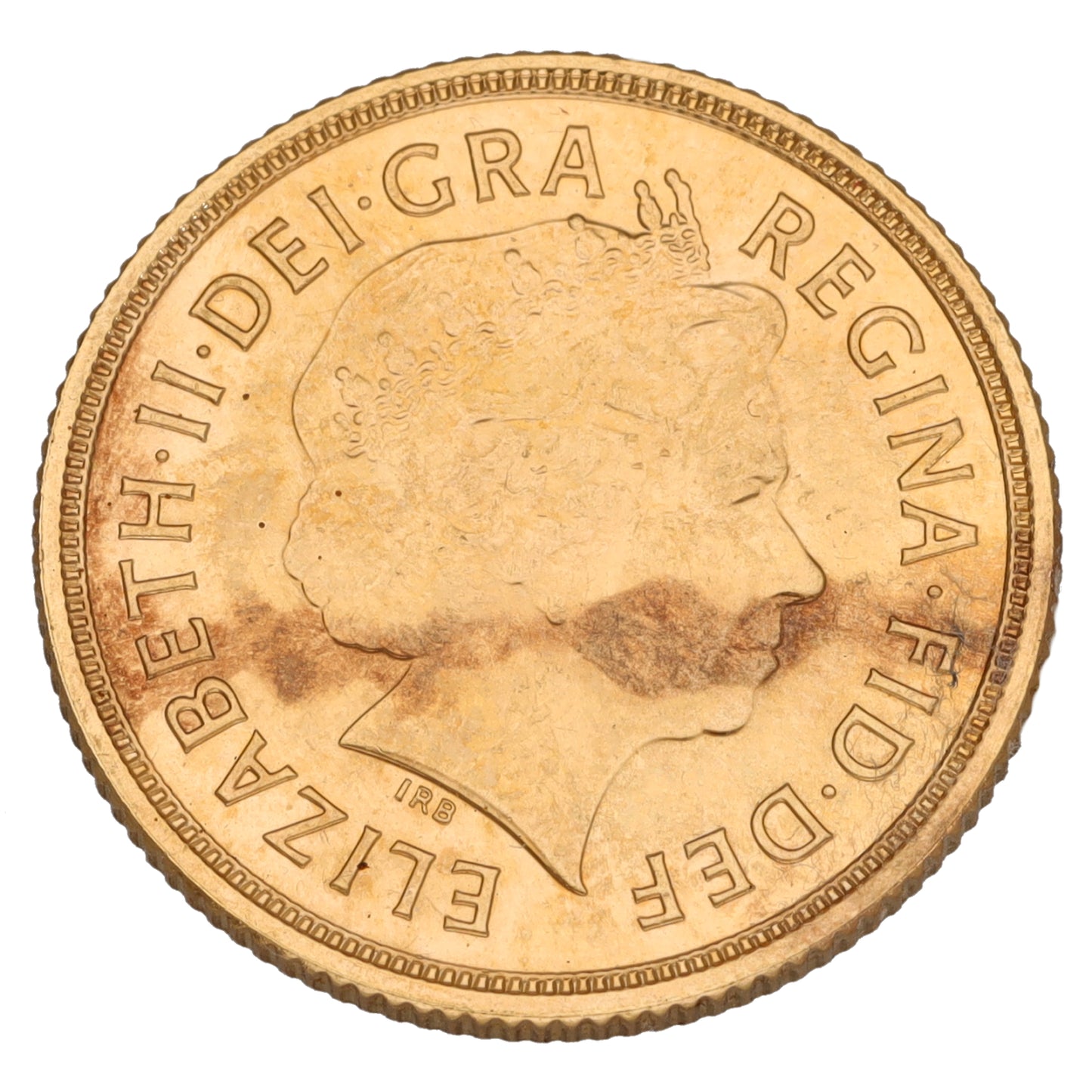 22ct Gold Queen Elizabeth II Full Sovereign Coin 2012