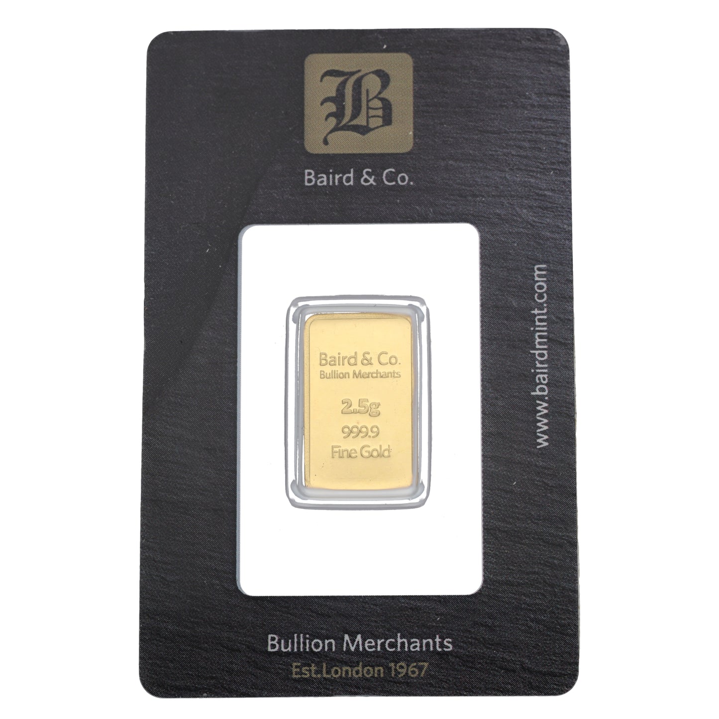 24ct 2.5g Gold Bar