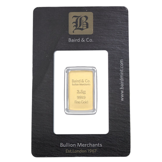 24ct 2.5g Gold Bar