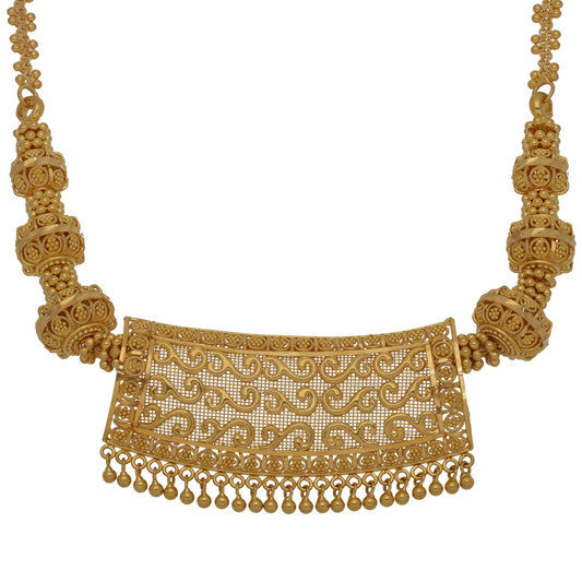 22ct Gold Fancy Necklace 14"