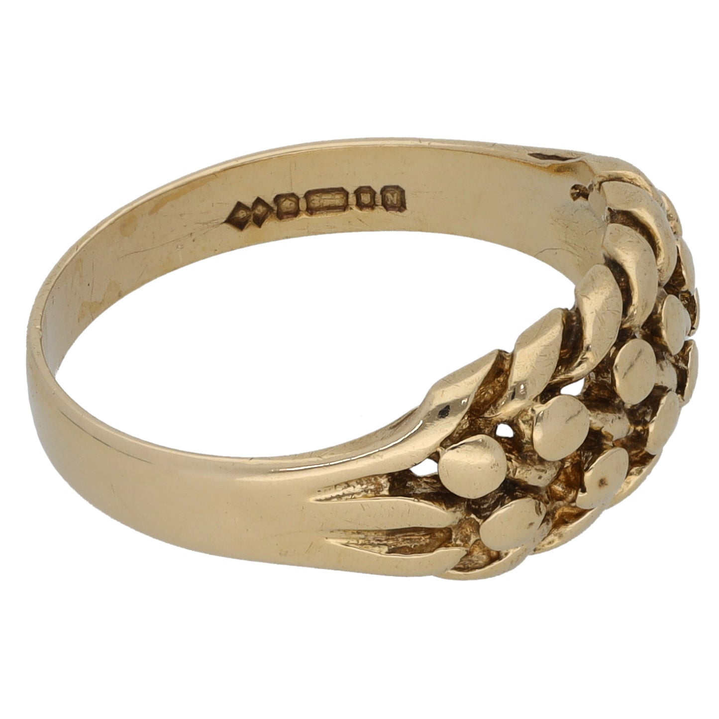 9ct Gold Keeper Ring Size M