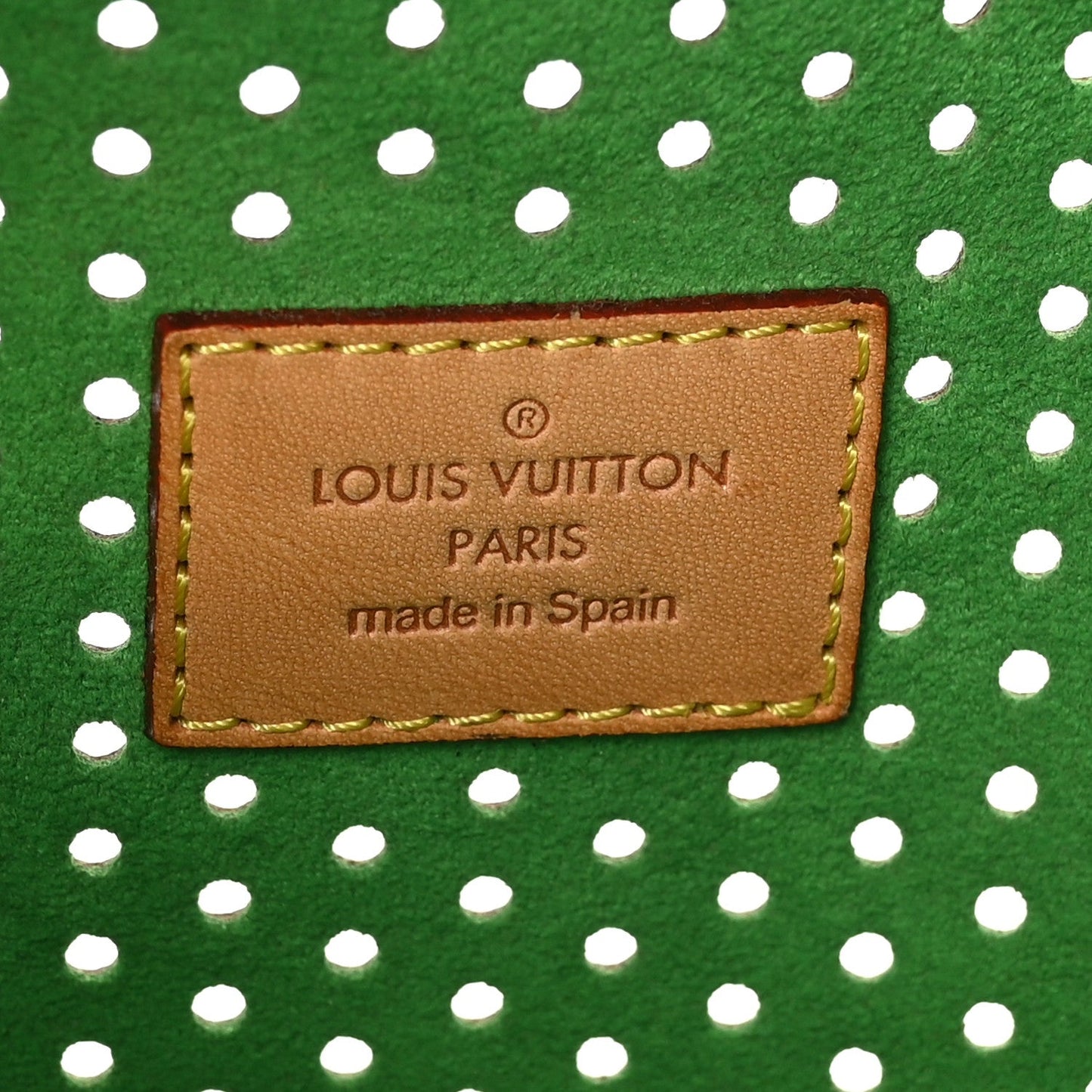 Louis Vuitton Limited Edition Musette Monogram Perfo Coated Canvas Bag - Green