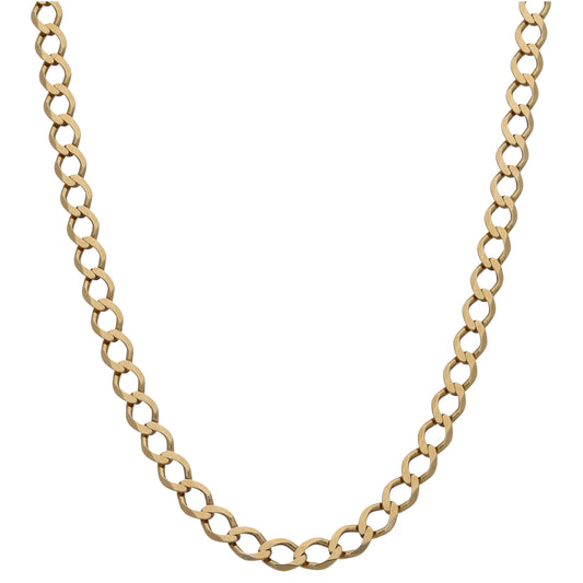 9ct Gold Curb Chain 20"