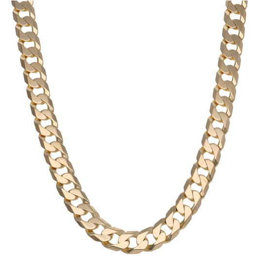 9ct Gold Curb Chain 20"