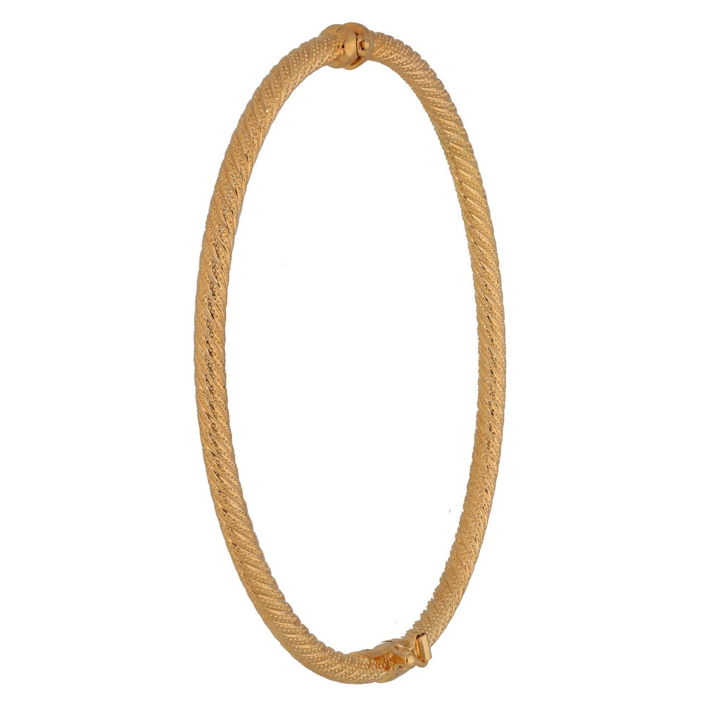 9ct Gold Hinged/Clasp Bangle