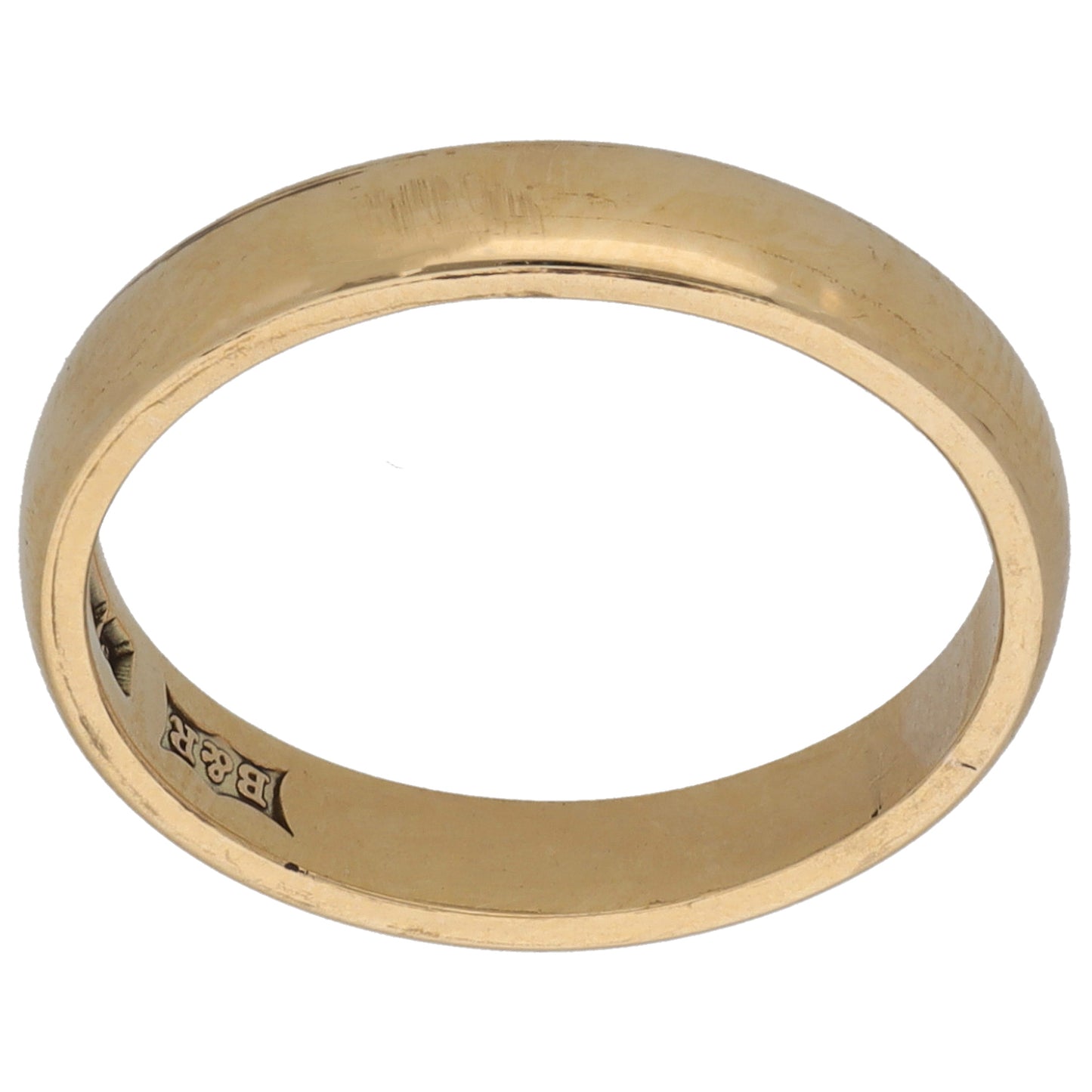9ct Gold Plain Wedding Ring Size M