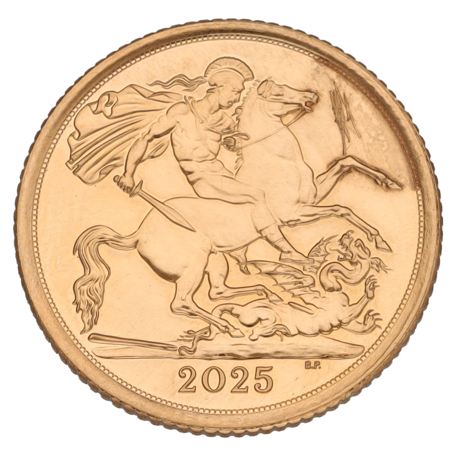 22ct Gold King Charles III Half Sovereign Coin 2025